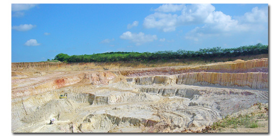 廣西合浦縣-高嶺土探明儲量達1.8億噸，