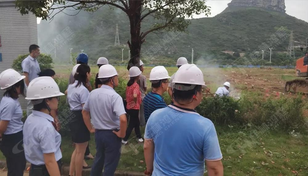 桂林鴻程機(jī)電設(shè)備有限公司廠區(qū)2#生產(chǎn)廠房開工大吉！